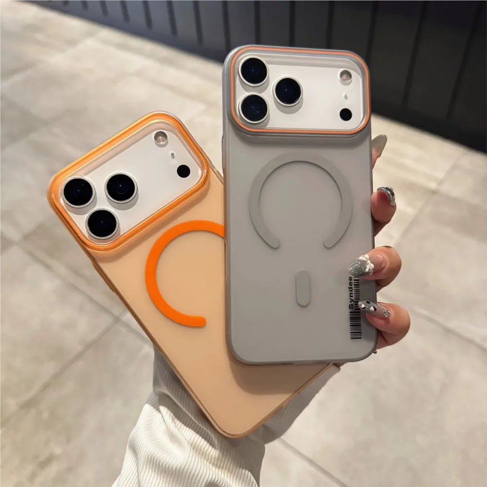 Matte Clear Magnetic Case for iPhone 17–8