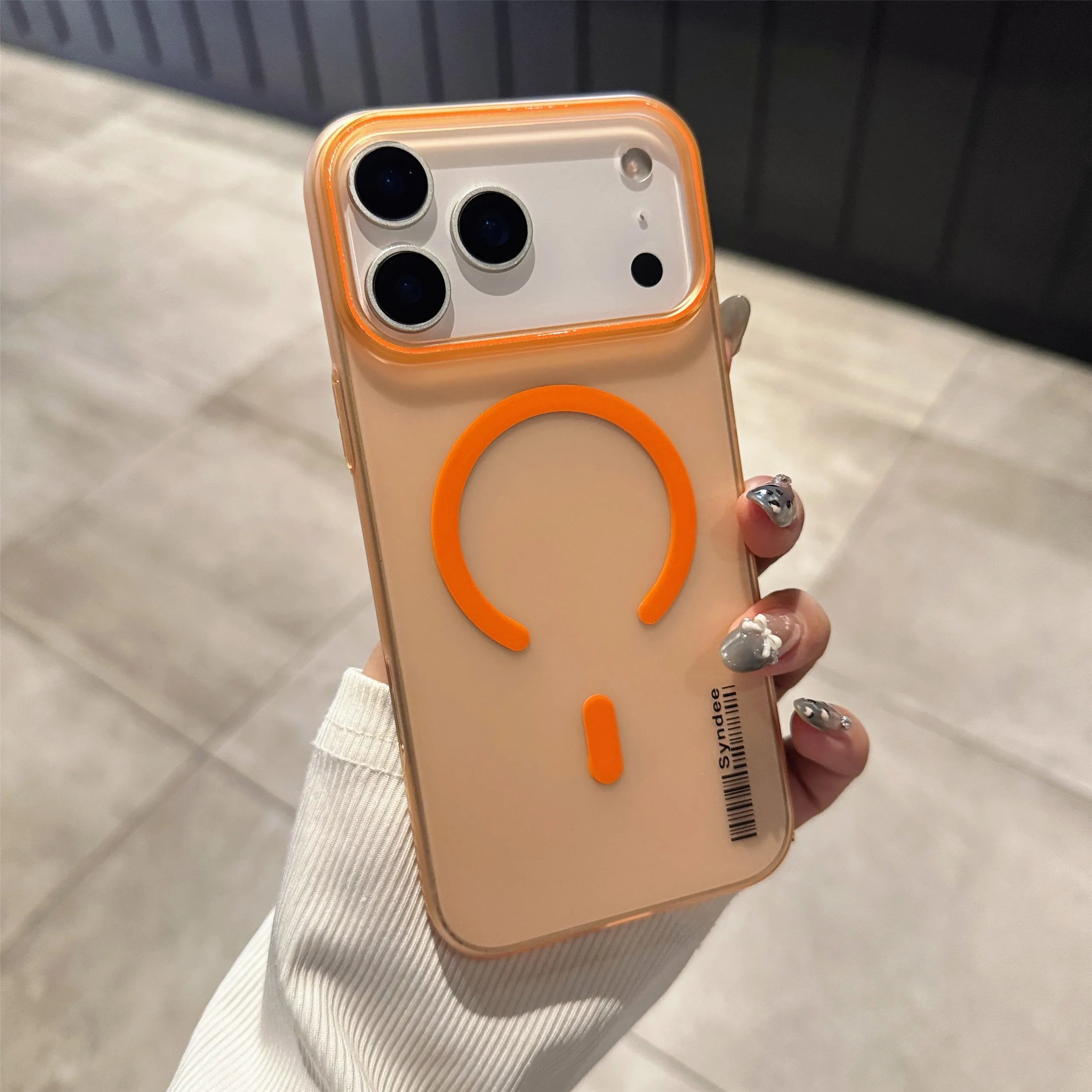 Matte Clear Magnetic Case for iPhone 17–8