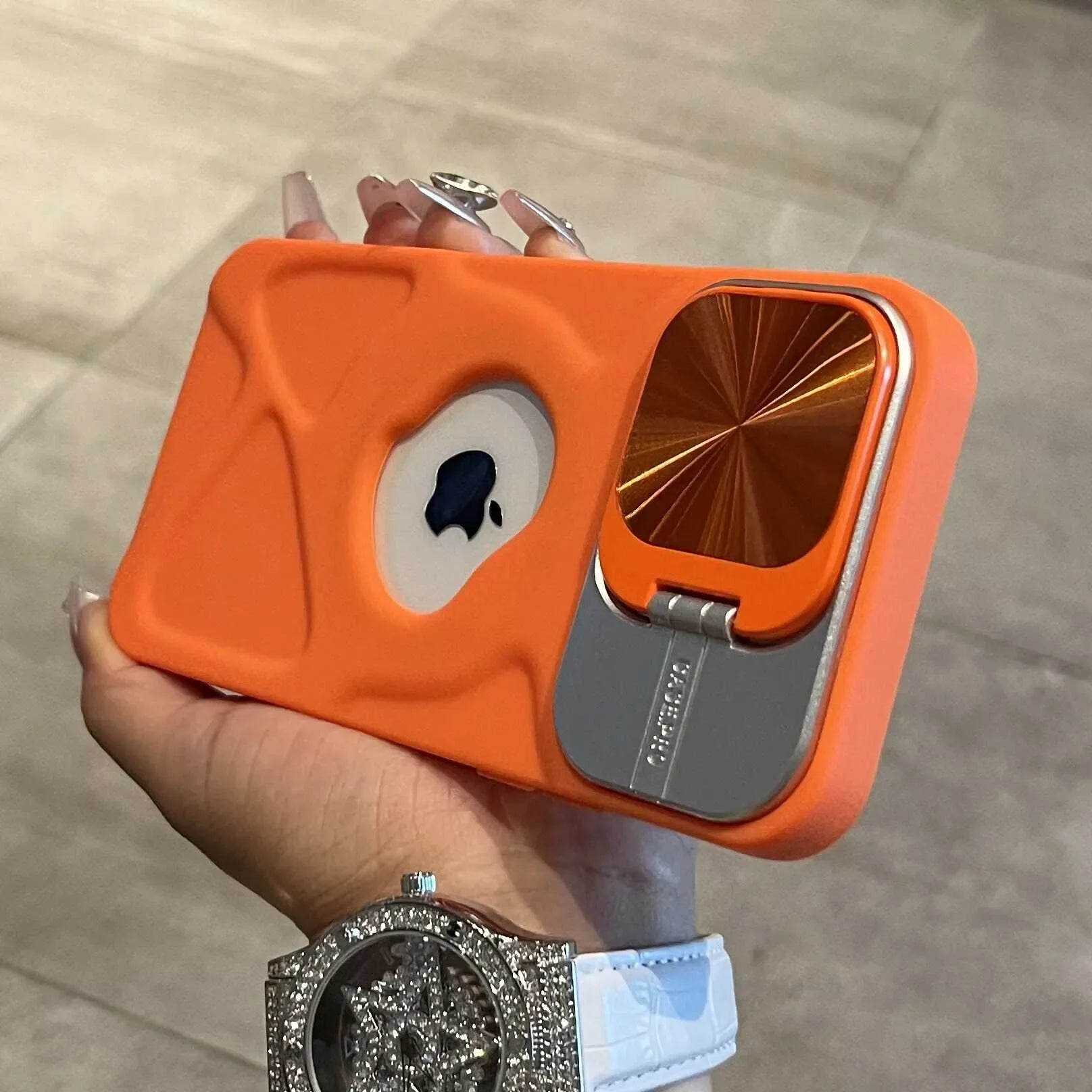 Magnetic Logo-Cut Silicone Cover for iPhone 17–11