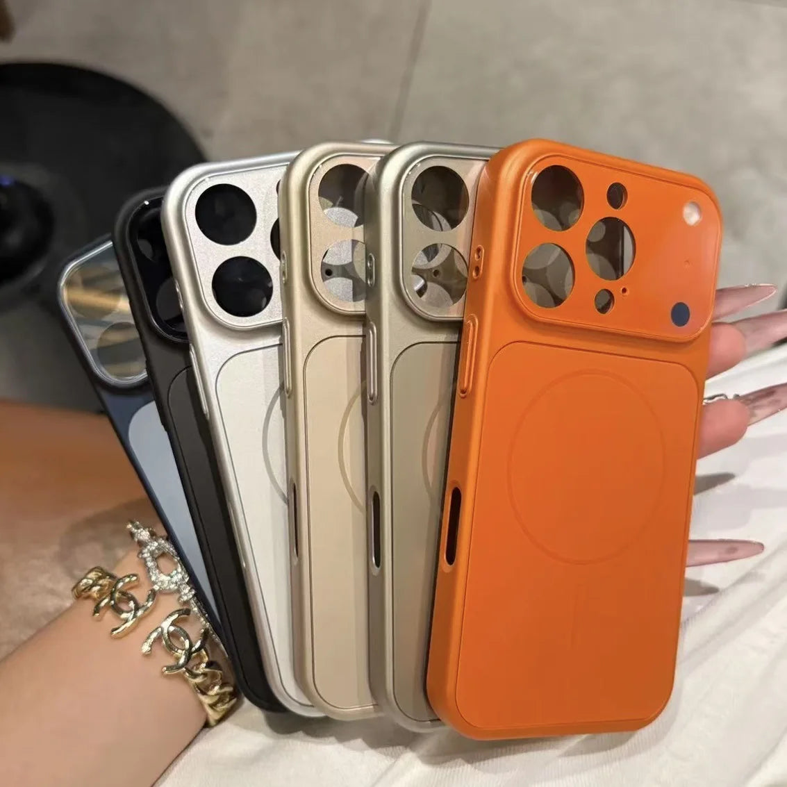 Nano Matte Glass MagSafe Protective Case for iPhone 17–13