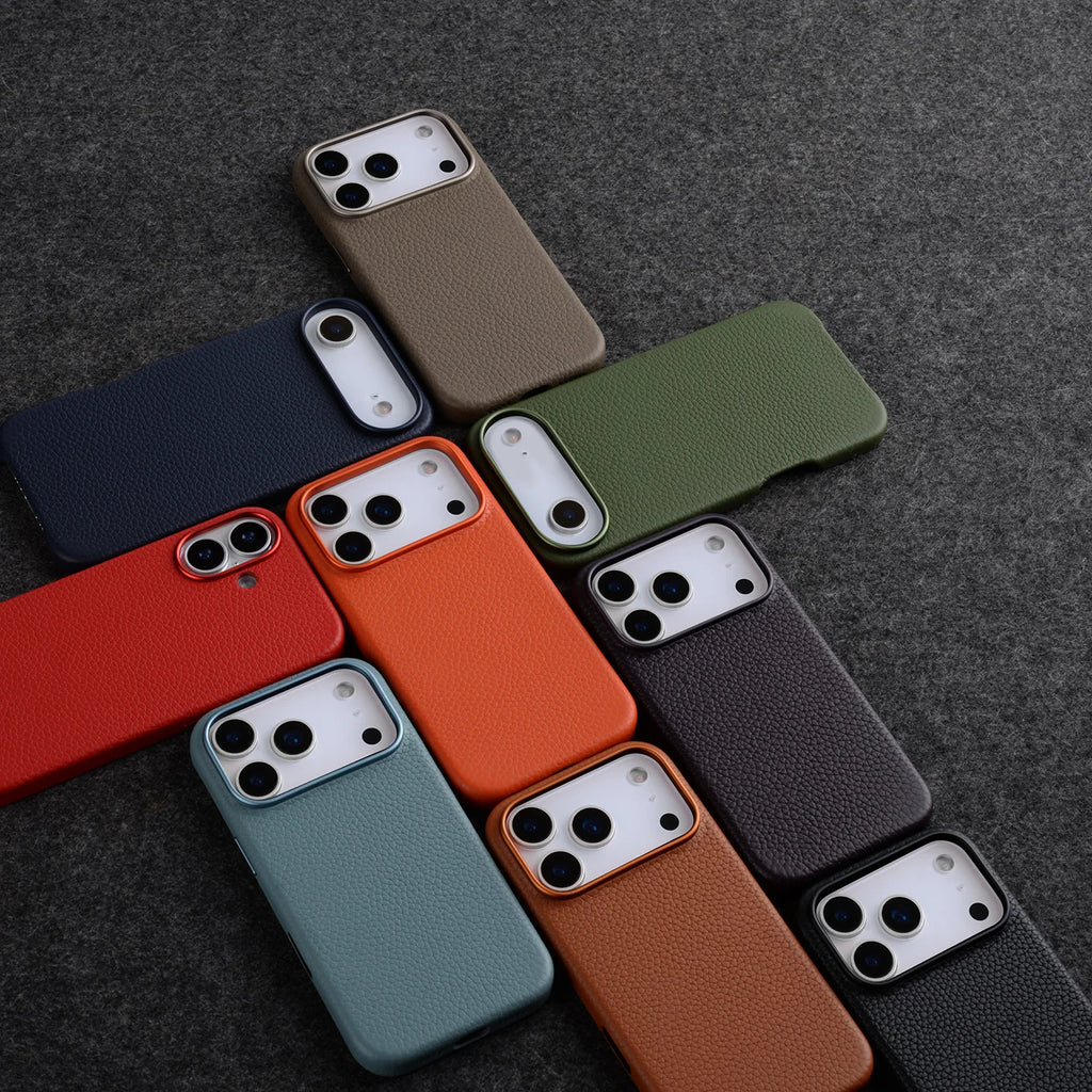 Premium Leather MagSafe Case for iPhone 17 Pro Max