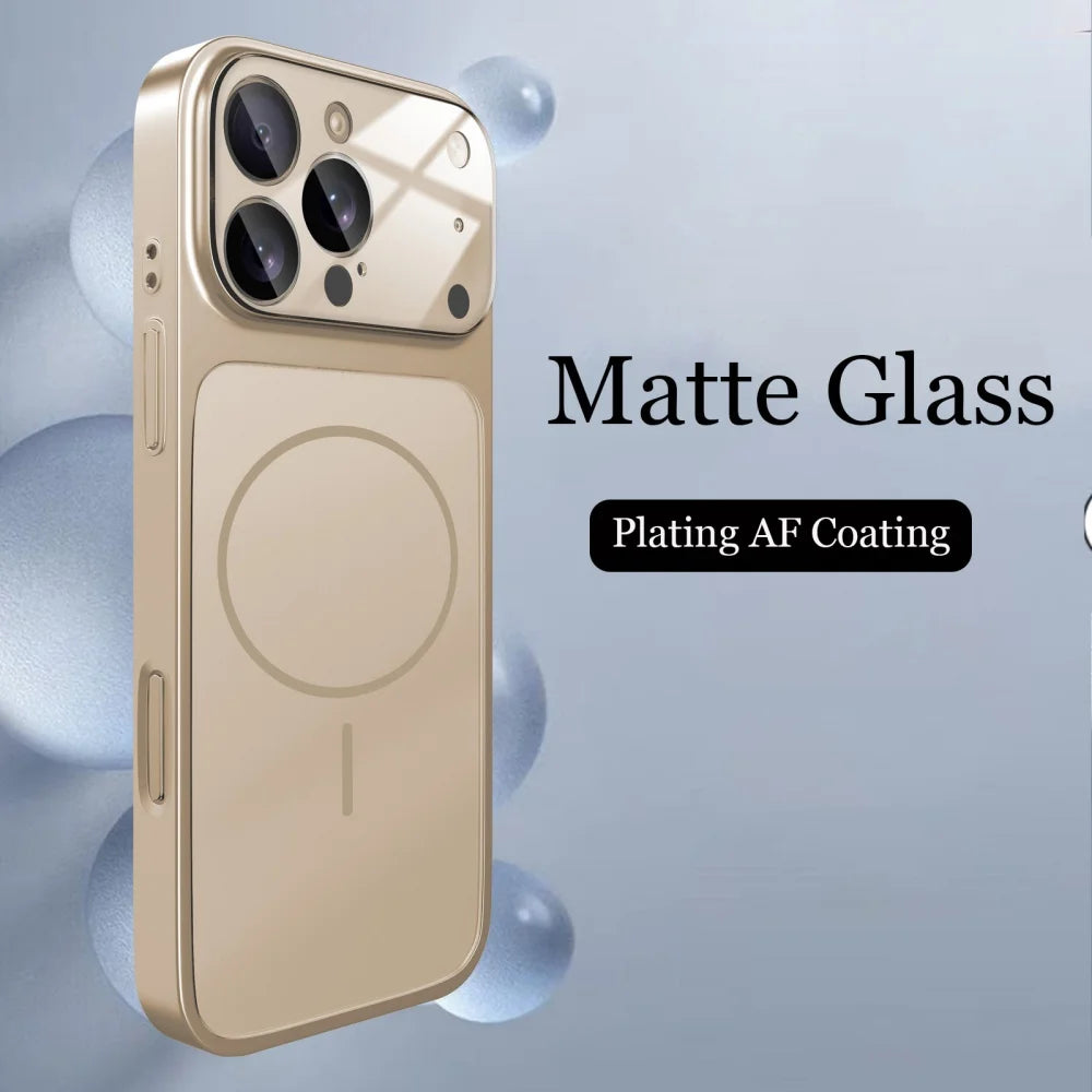 Nano Matte Glass Armor Cover for iPhone 17–13
