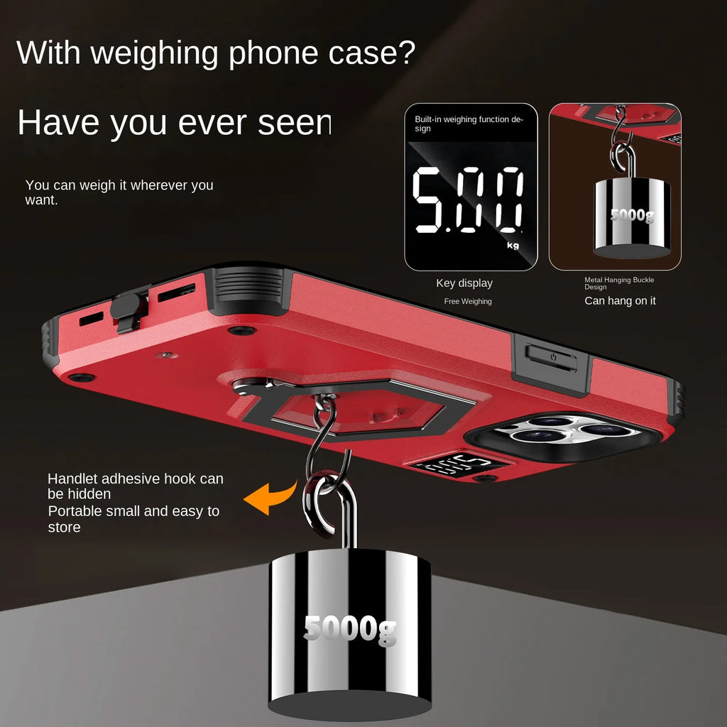 Electronic Scale Phone Case for iPhone 17 Air–11 Series