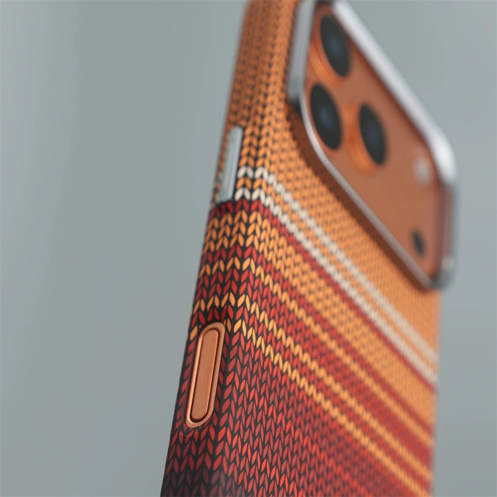 Carbon Fiber Woven MagSafe Case for iPhone 17–13 Series