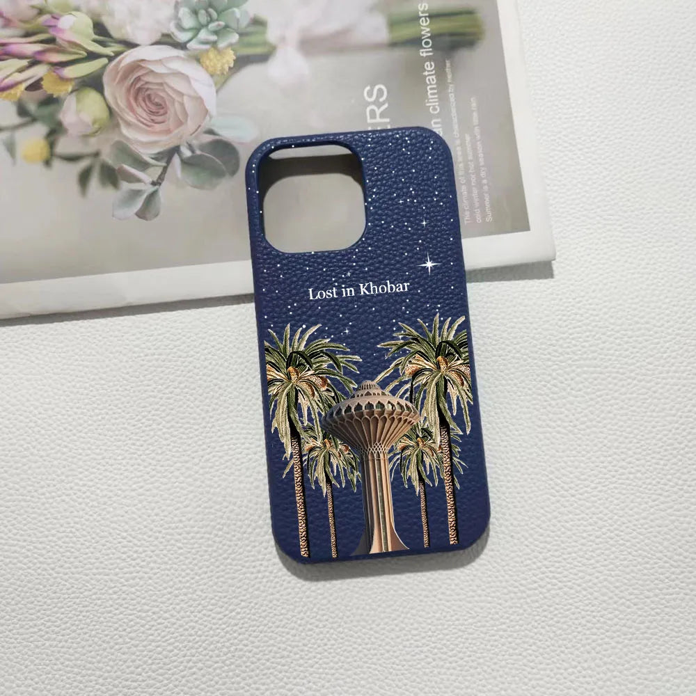 Luxury Personalized Leather Hard Case for iPhone 16–11