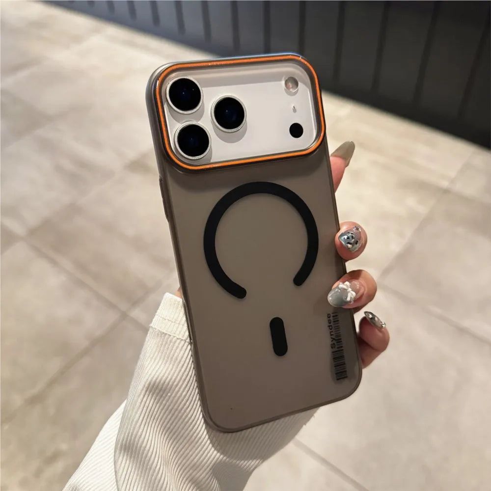 Matte Clear Magnetic Case for iPhone 17–8