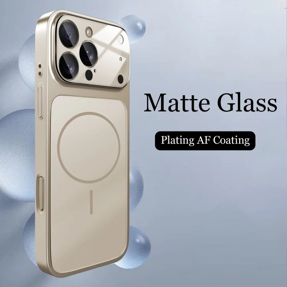 Nano Matte Glass Armor Cover for iPhone 17–13