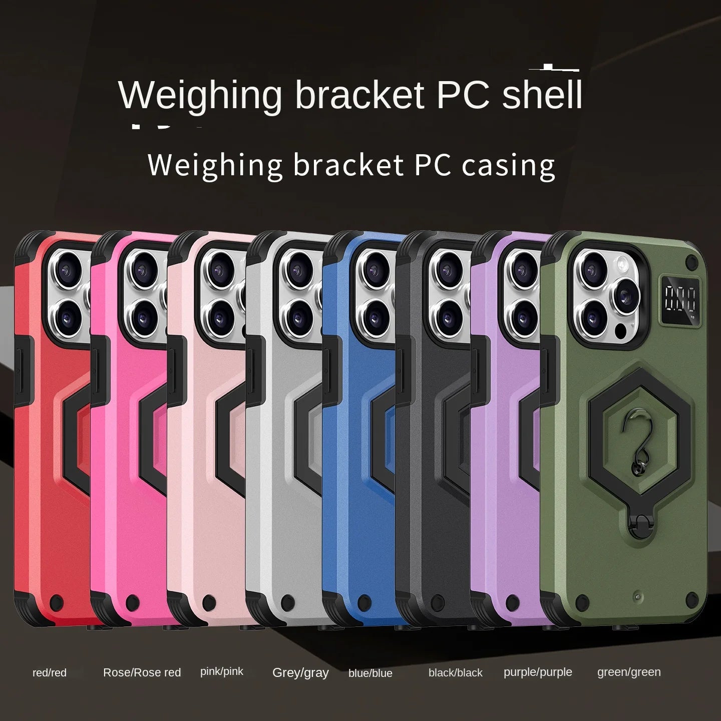 Electronic Scale Phone Case for iPhone 17 Air–11 Series