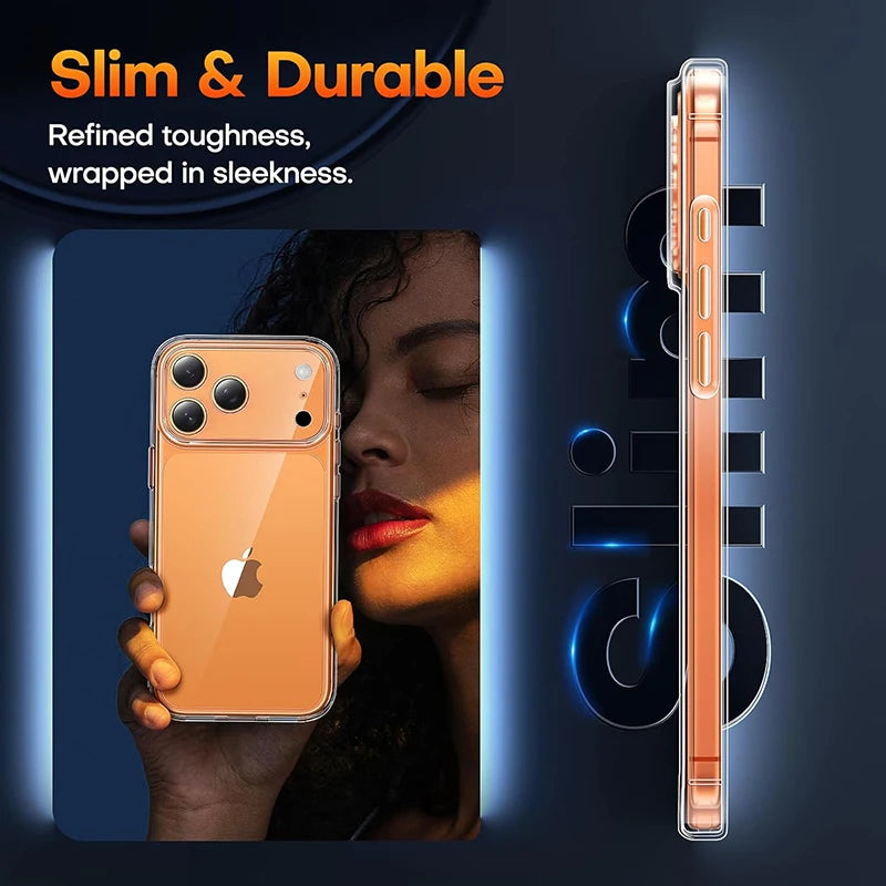 iPhone 17 Pro/17 Air/17 Pro Max Clear Bumper Case