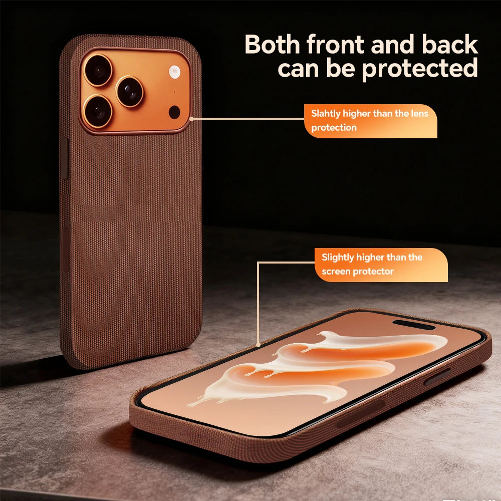 Premium TechWoven MagSafe Case – iPhone 17 Pro & Max