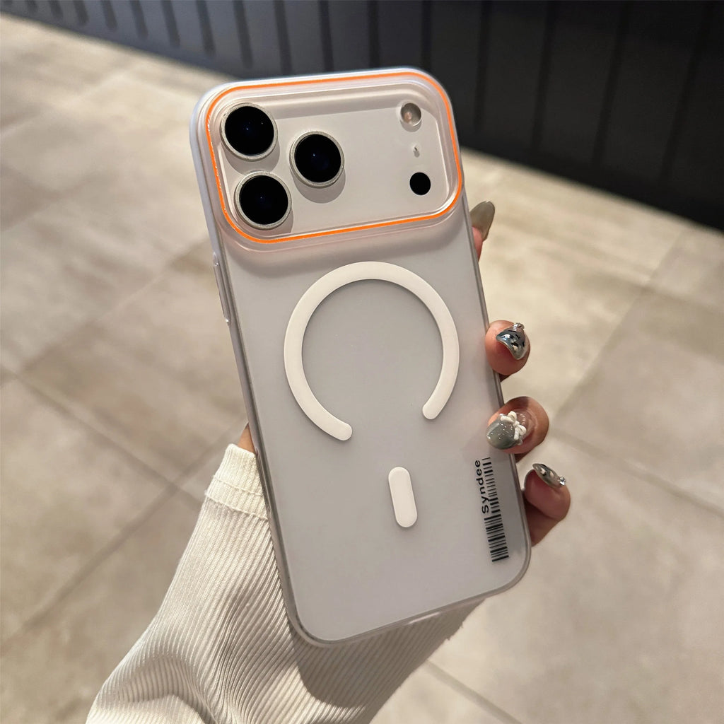 Matte Clear Magnetic Case for iPhone 17–8