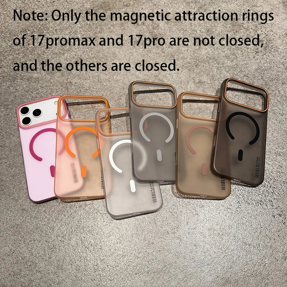 Matte Clear Magnetic Case for iPhone 17–8