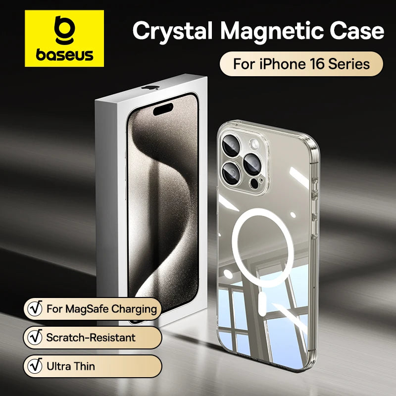 Baseus Slim Magnetic Case for iPhone 17/16/15/14 Pro Max