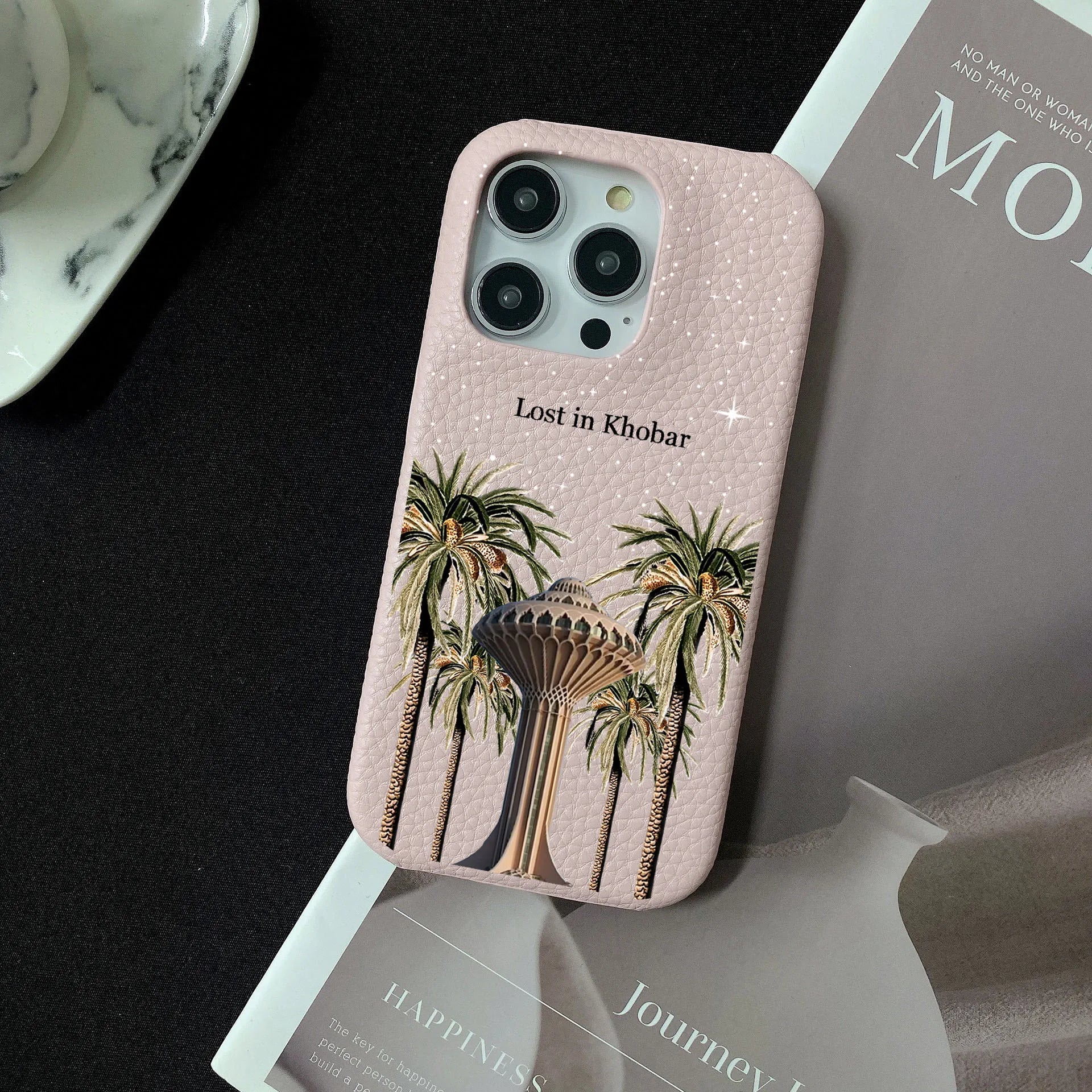 Luxury Personalized Leather Hard Case for iPhone 16–11