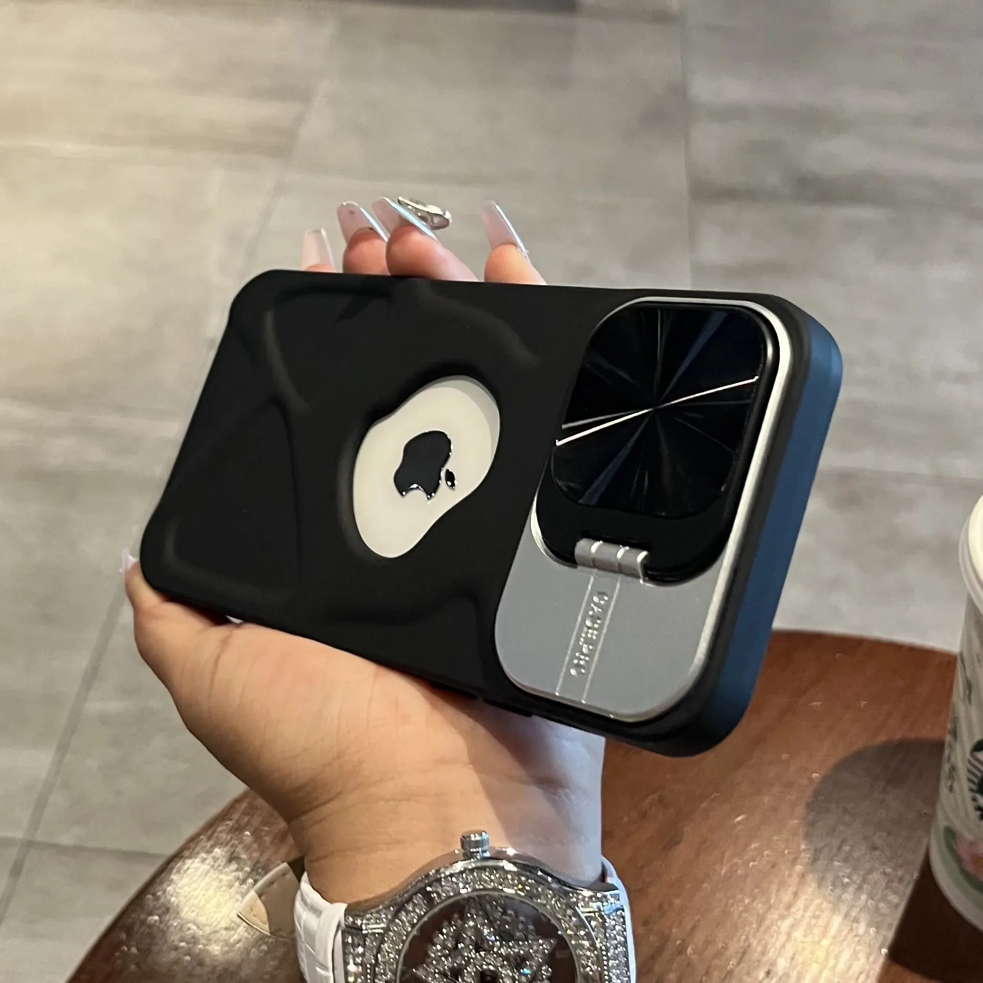 Magnetic Logo-Cut Silicone Cover for iPhone 17–11